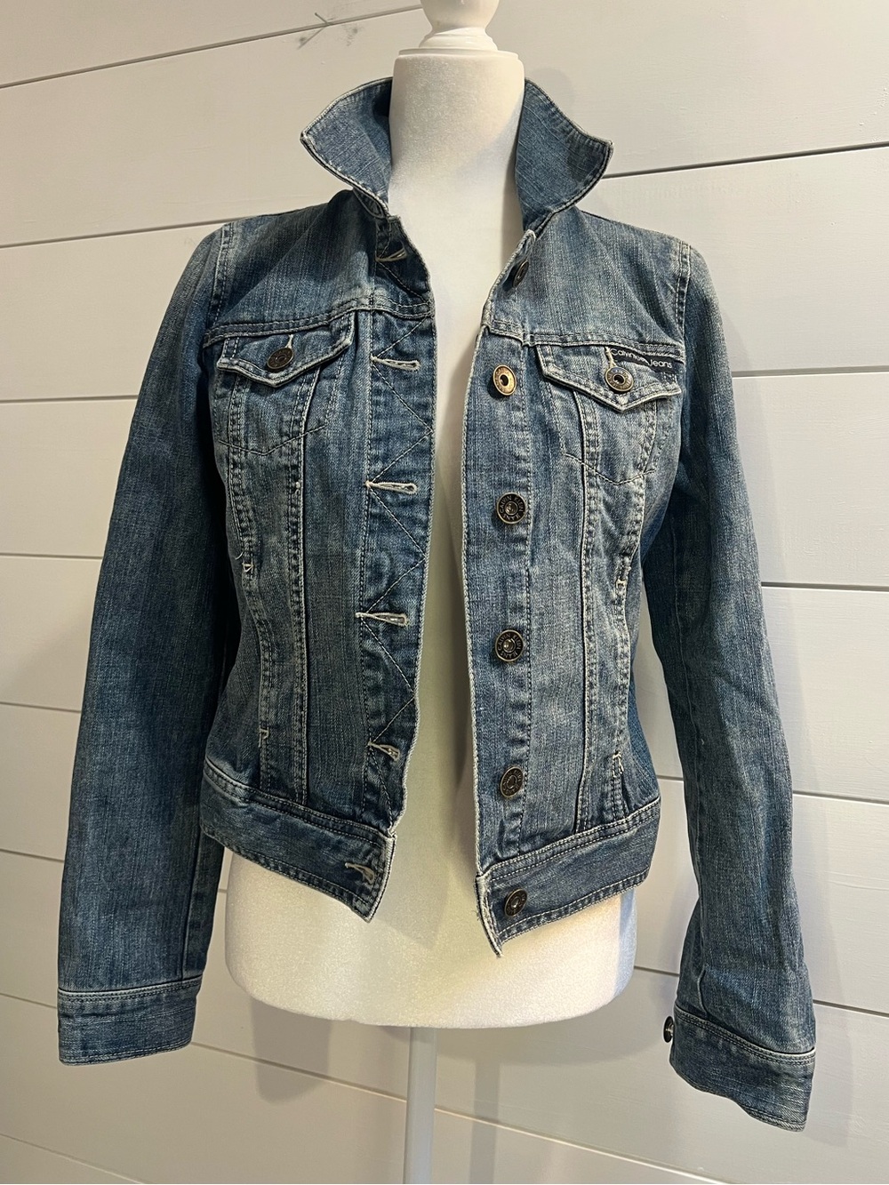 Classic Calvin Klein Women's Small Denim Jacket - All American - Layer for Fall